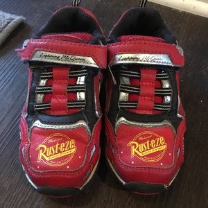 Stride rite cars size 8m light up shoes.